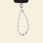 Cloud pearl phone strap