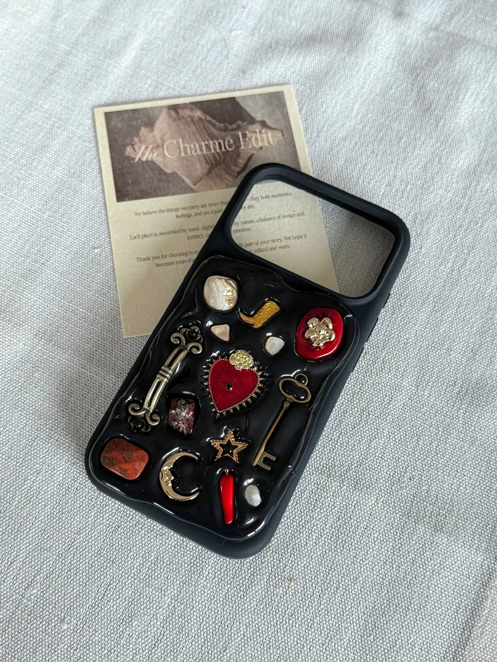 DIY Phone Case Kit - Burning Heart
