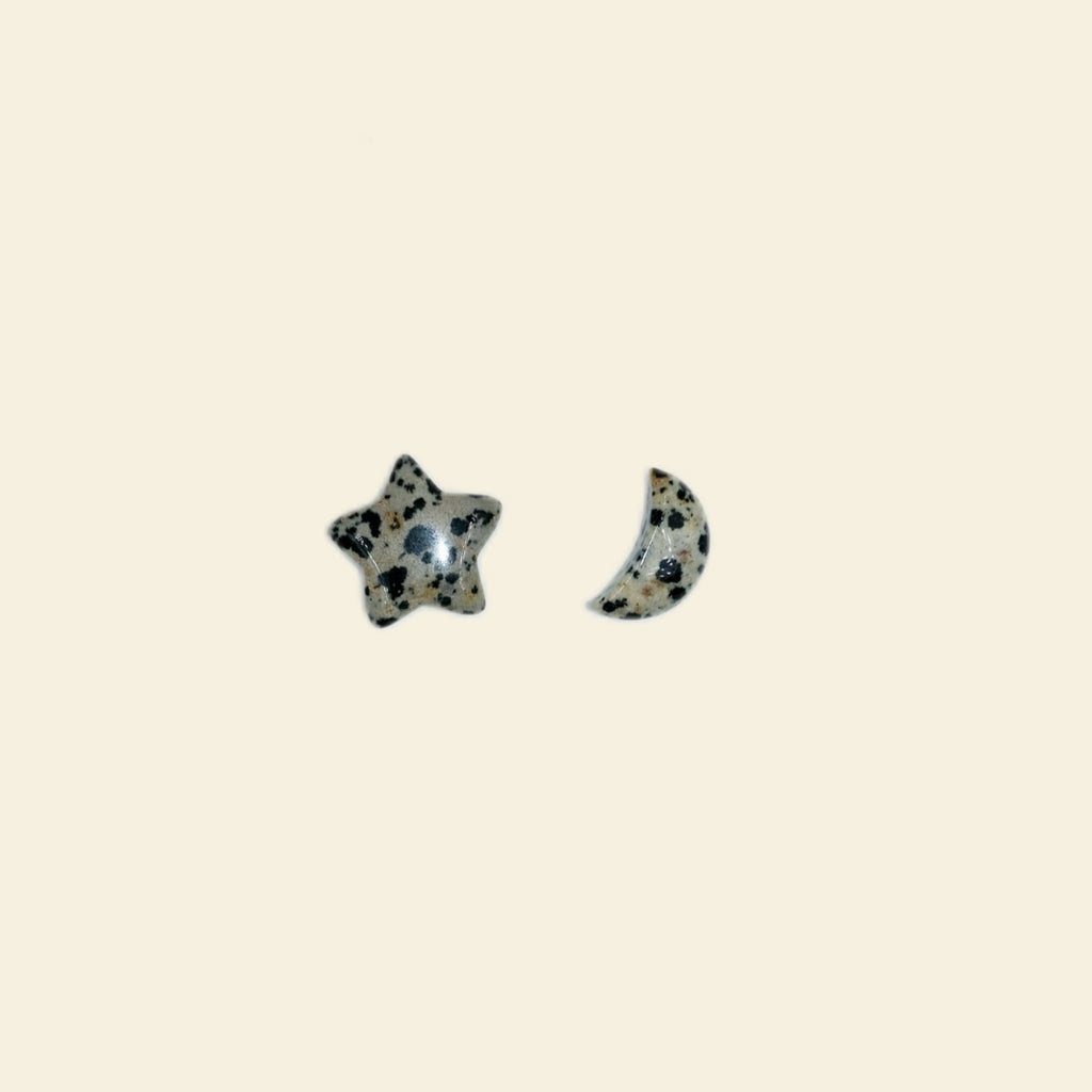 Moon & Star Stones - Midi Charm