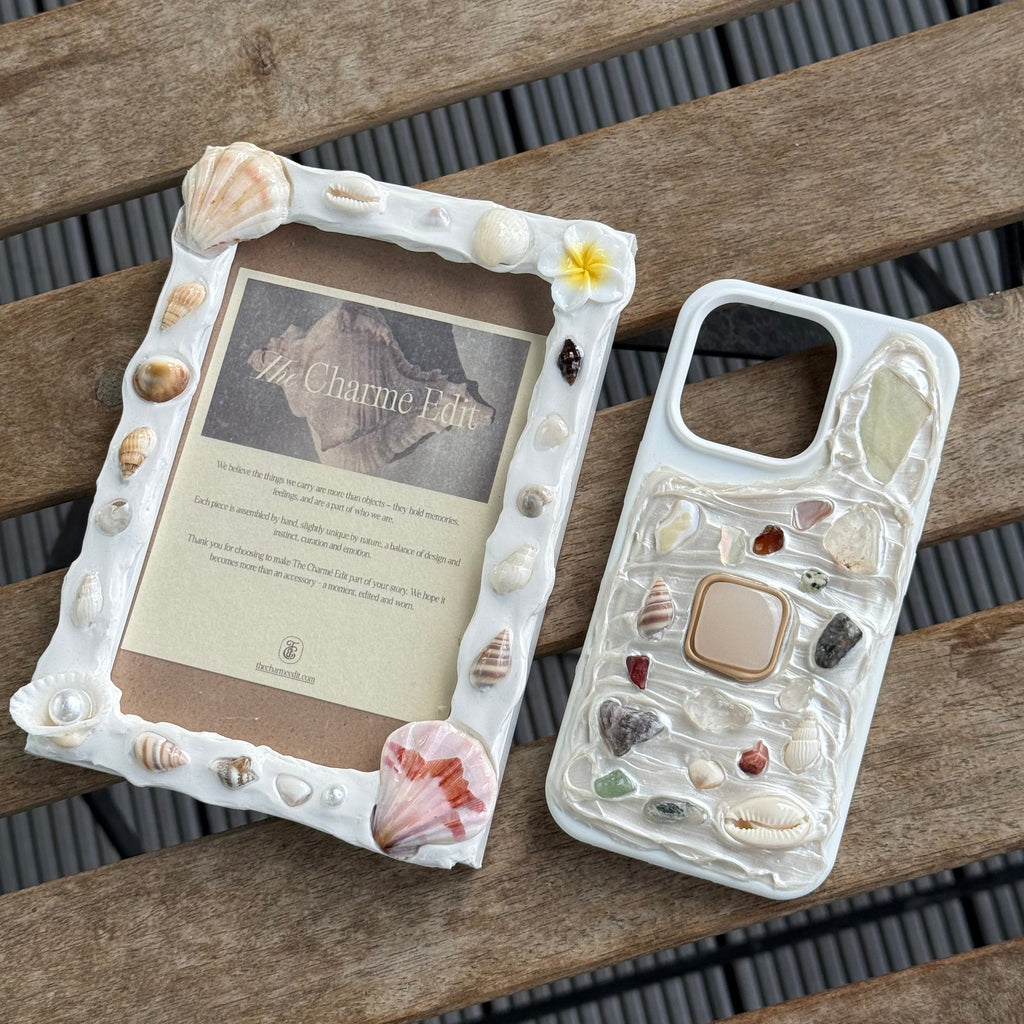 Coastal Bloom - Handmade Photo Frame