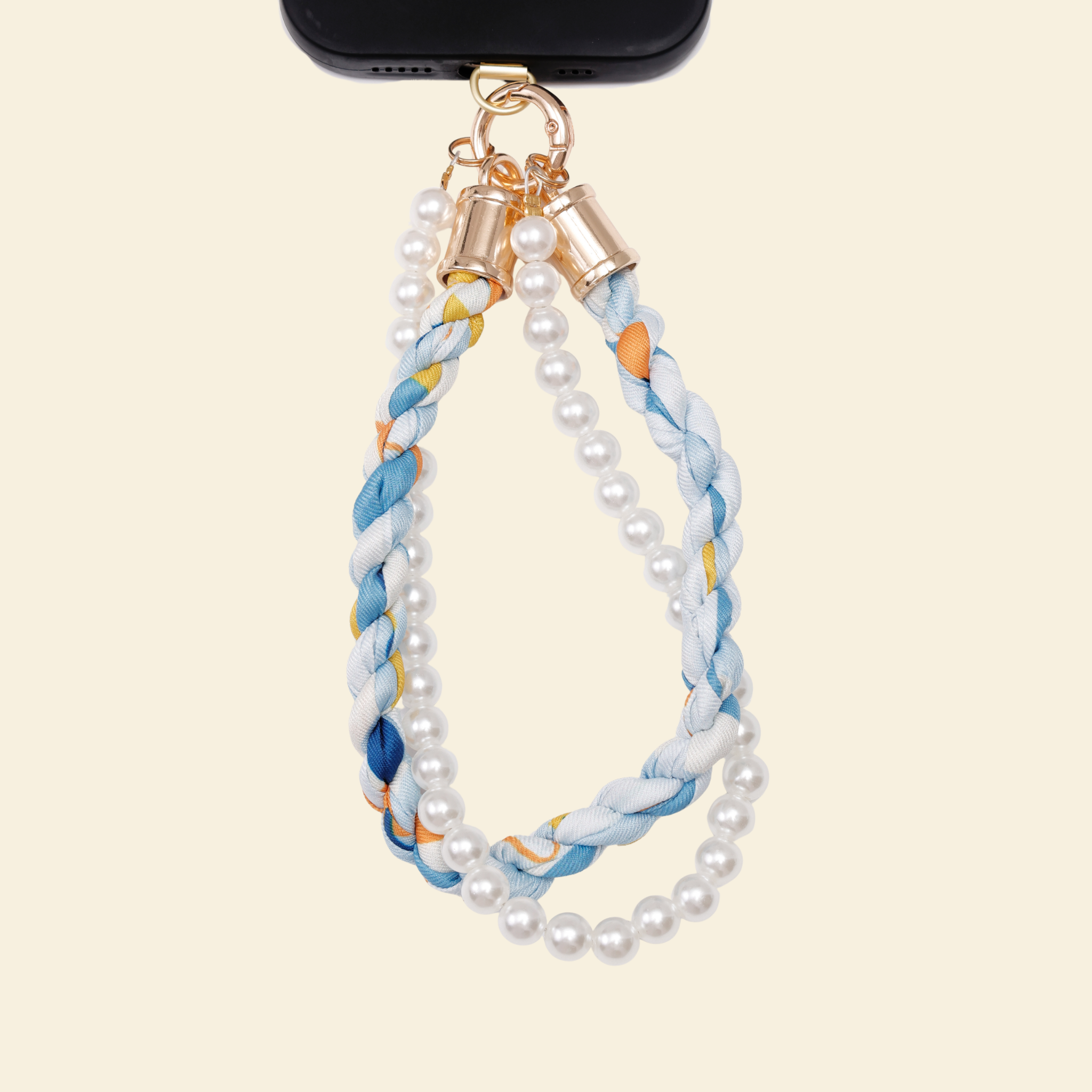 Ocean pearl phone strap