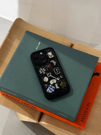 Exhibit A (Silver) - Custom charm phone case