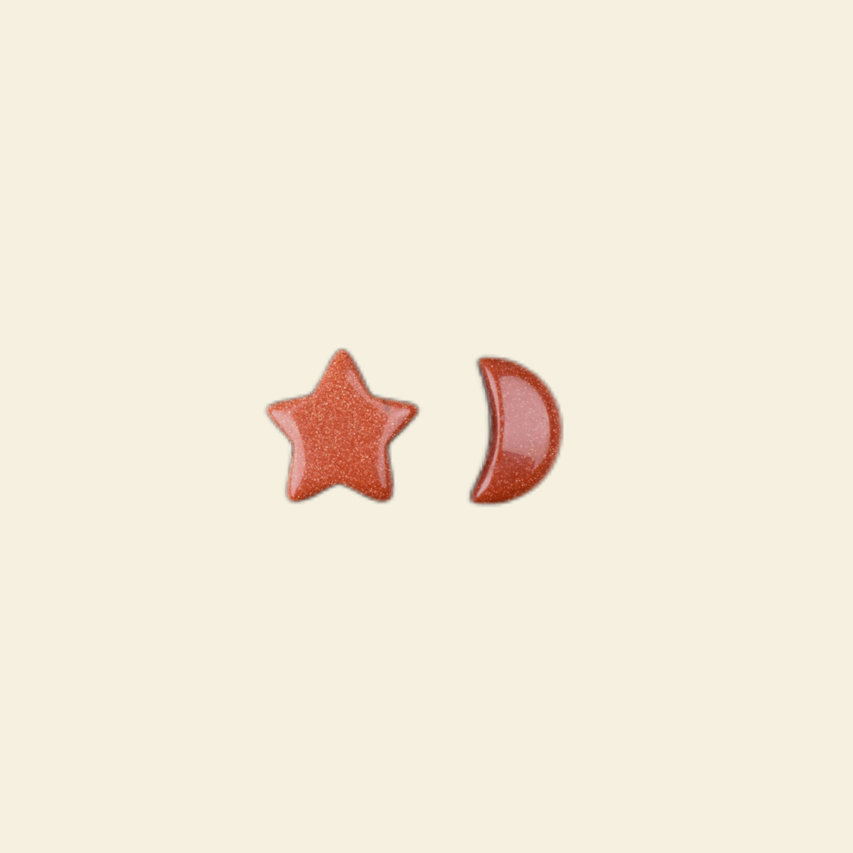 Moon & Star Stones - Midi Charm