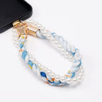 Ocean pearl phone strap