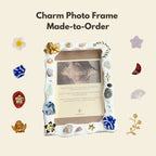 Best gift for girlfriend: personalized photo frame with charms