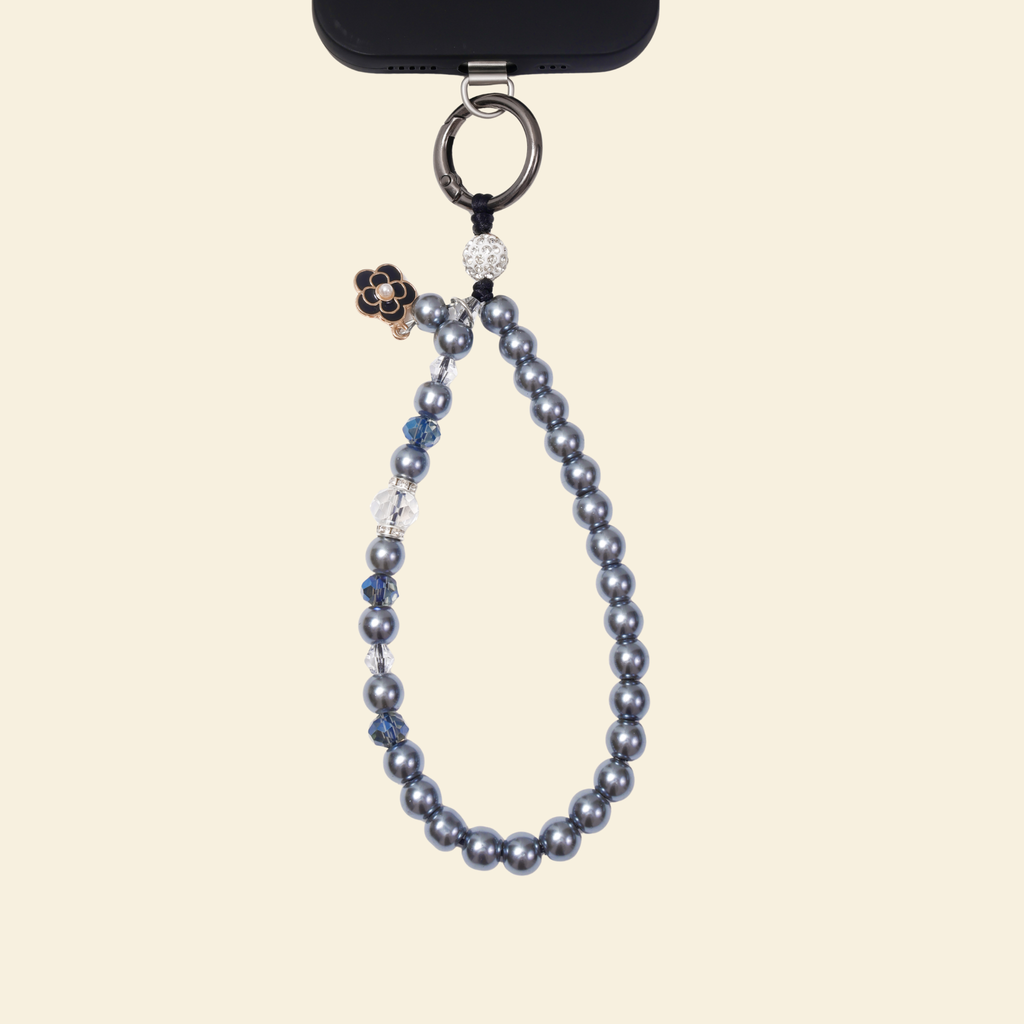 Lunar pearl phone strap