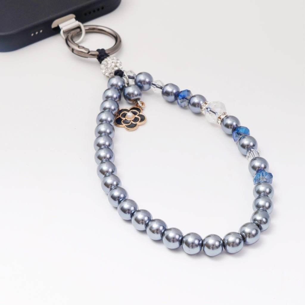 Lunar pearl phone strap
