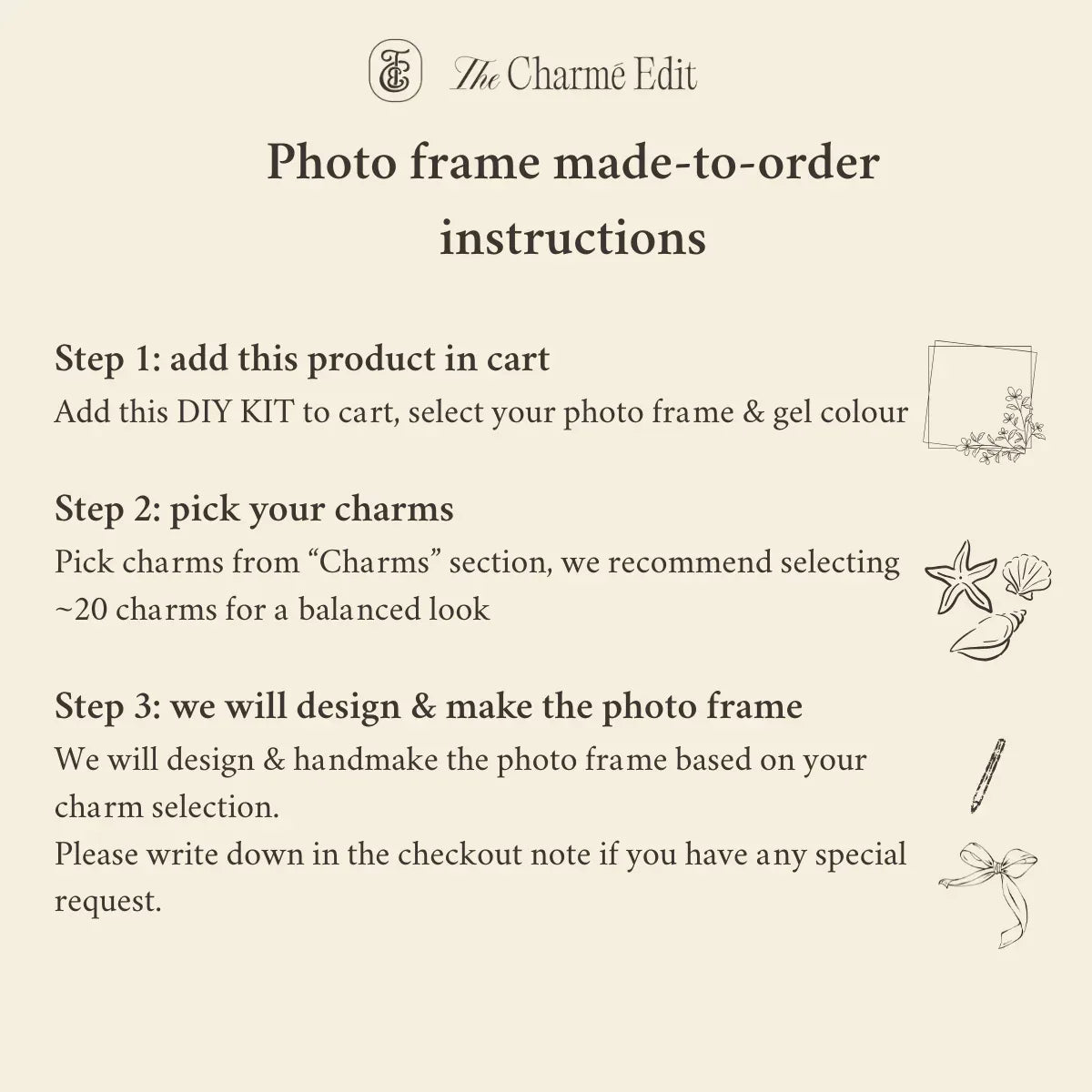 Best gift for girlfriend: personalized photo frame with charms