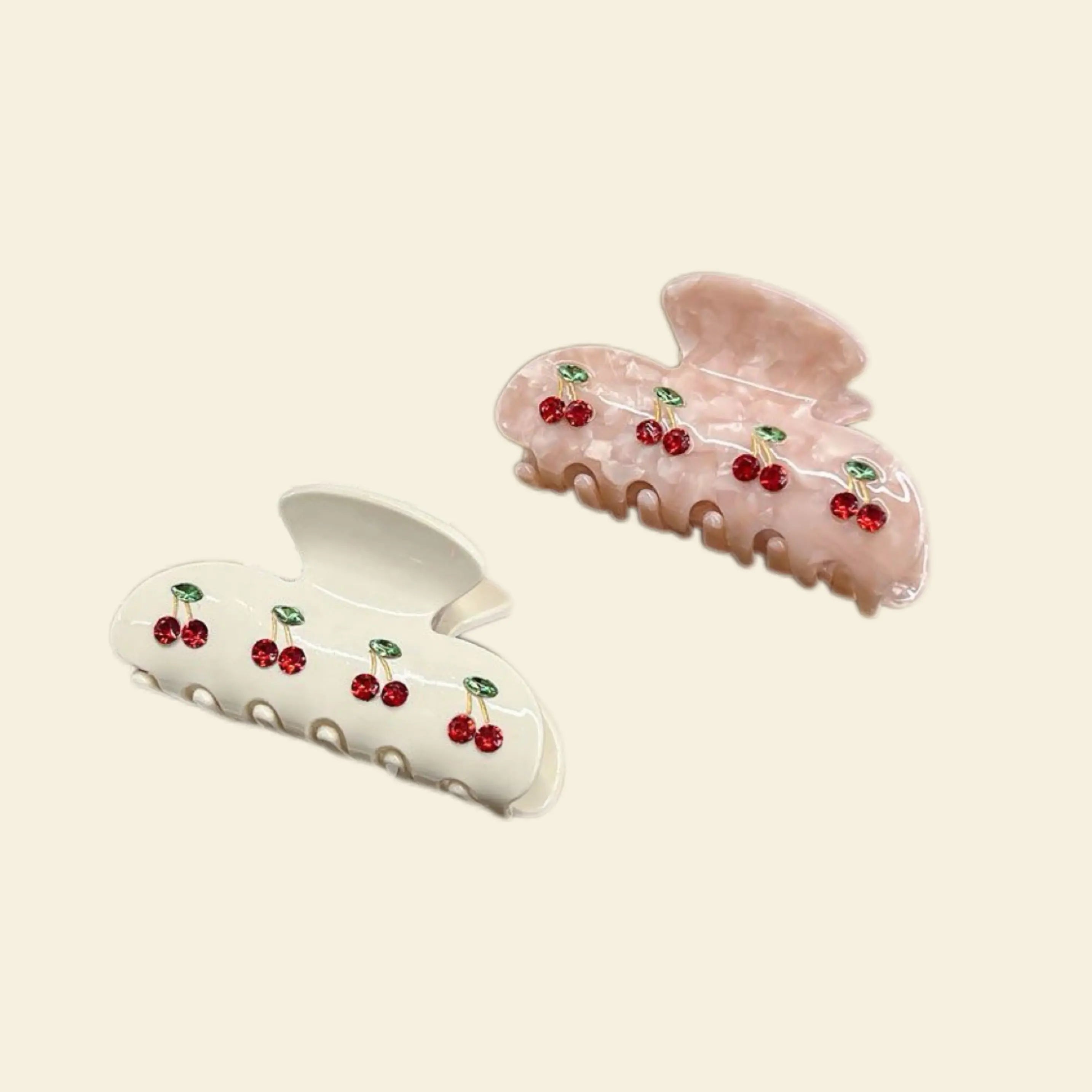Cherry hair clip