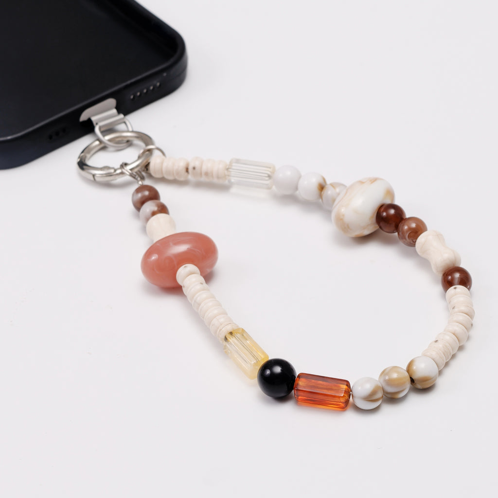 Honey bead phone strap