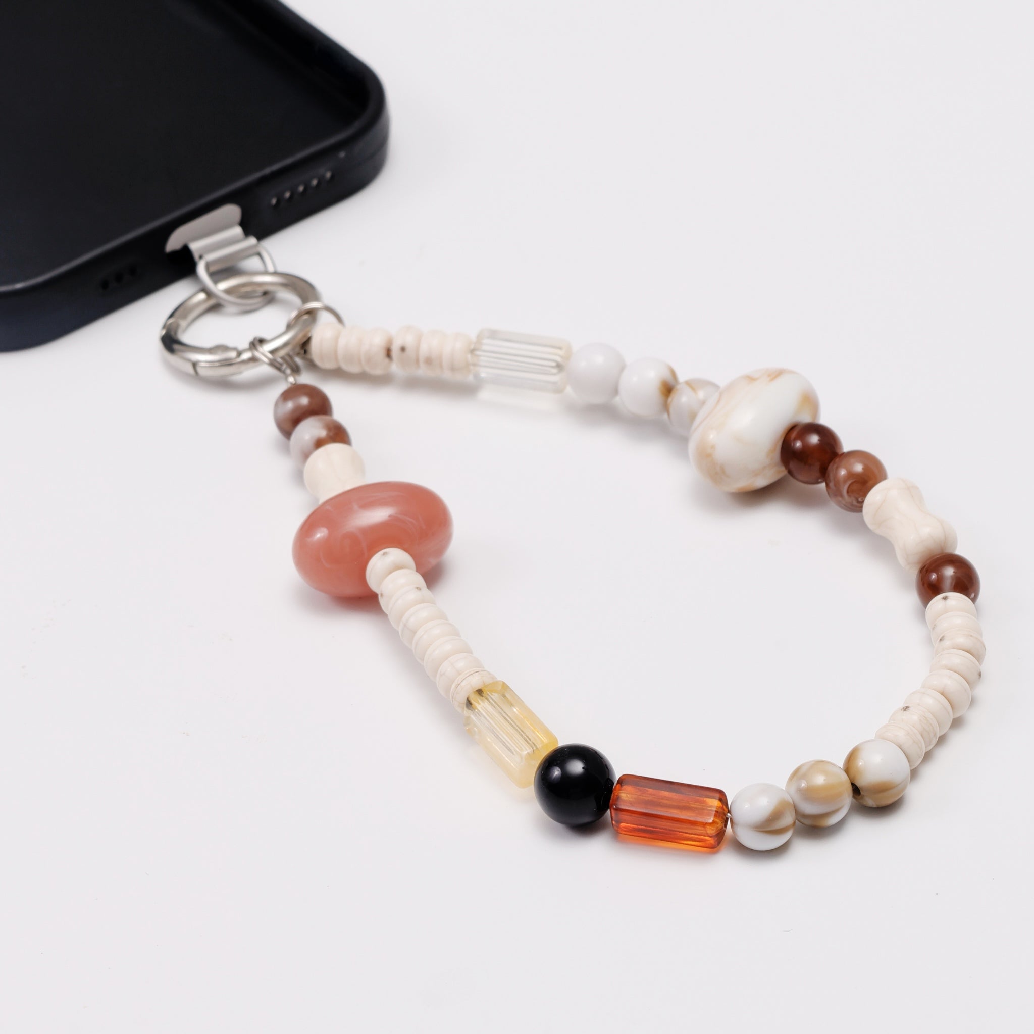 Honey bead phone strap