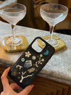 Midnight Bloom - Custom charm phone case