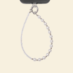 Crystal pearl phone strap
