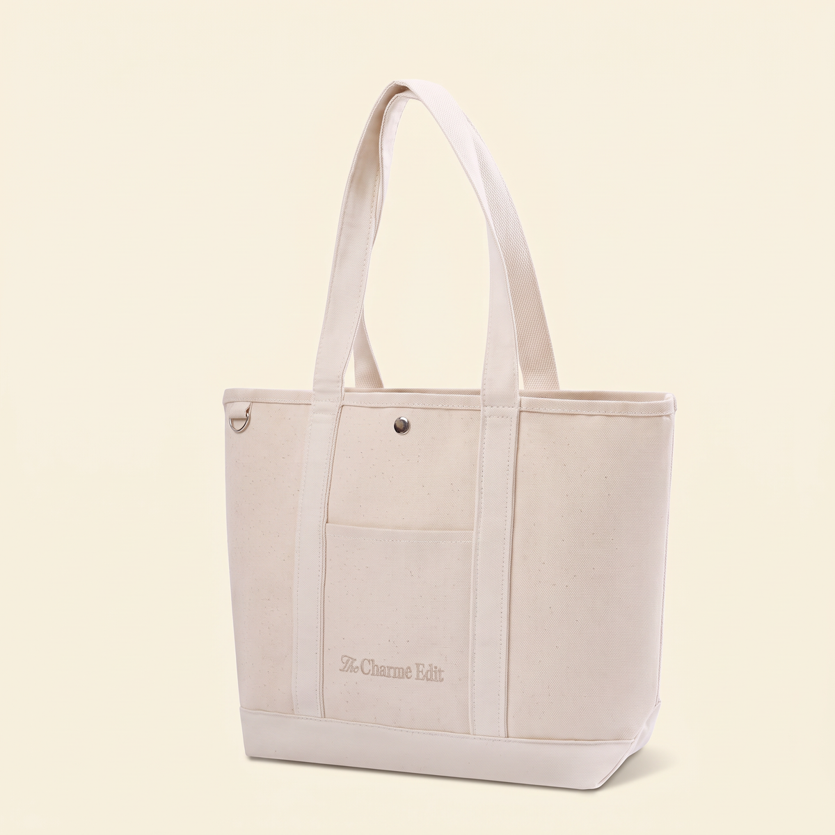 The Everyday Tote Cream White