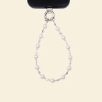 Eternal pearl phone strap