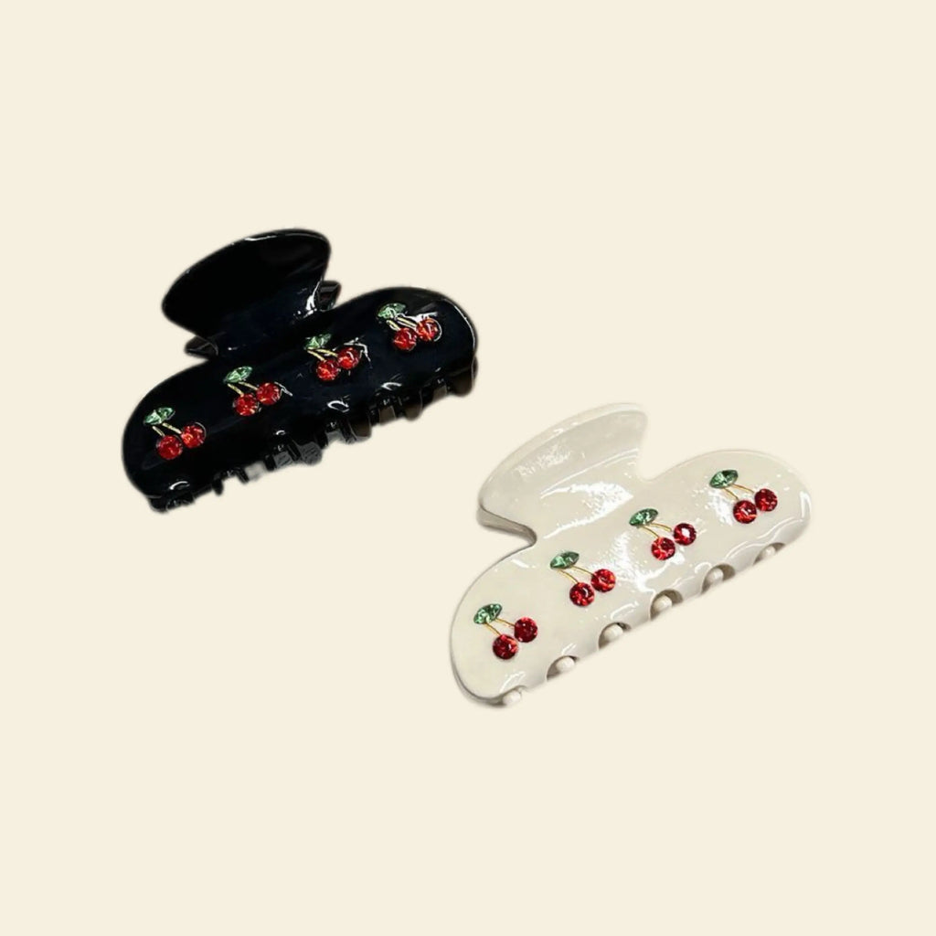 Cherry hair clip