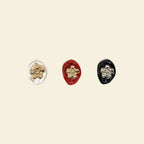 aesthetic phone charms: colorful pressed flower charms for phone cases.