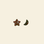 Moon & Star Stones - Midi Charm