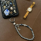 Lunar pearl phone strap