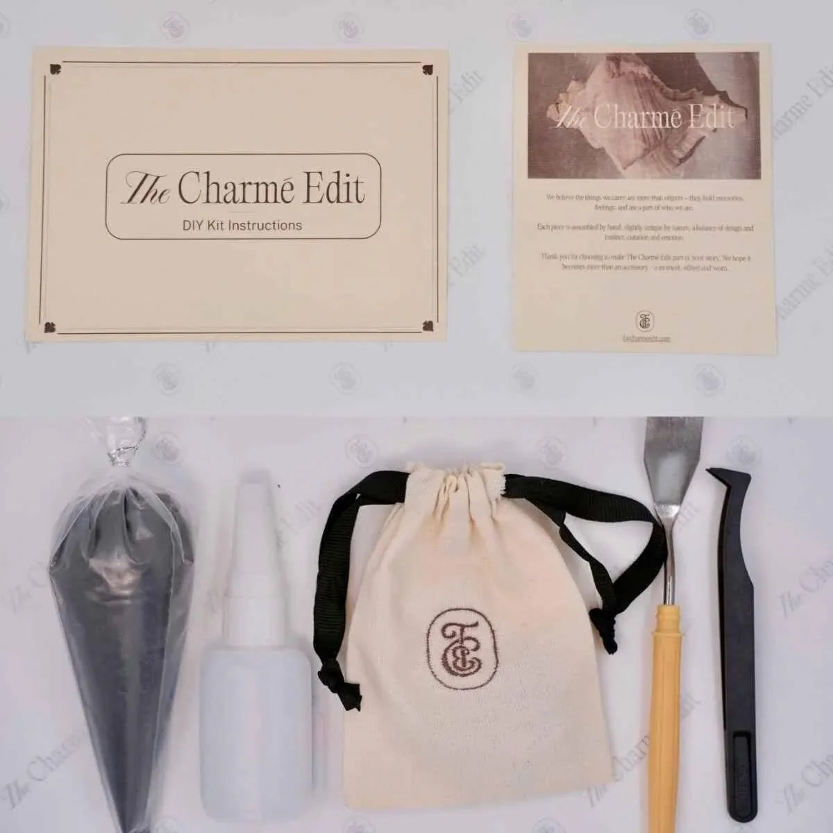 Girls night DIY ideas: DIY photo frame kit with shell and flower charms, DIY gift idea.