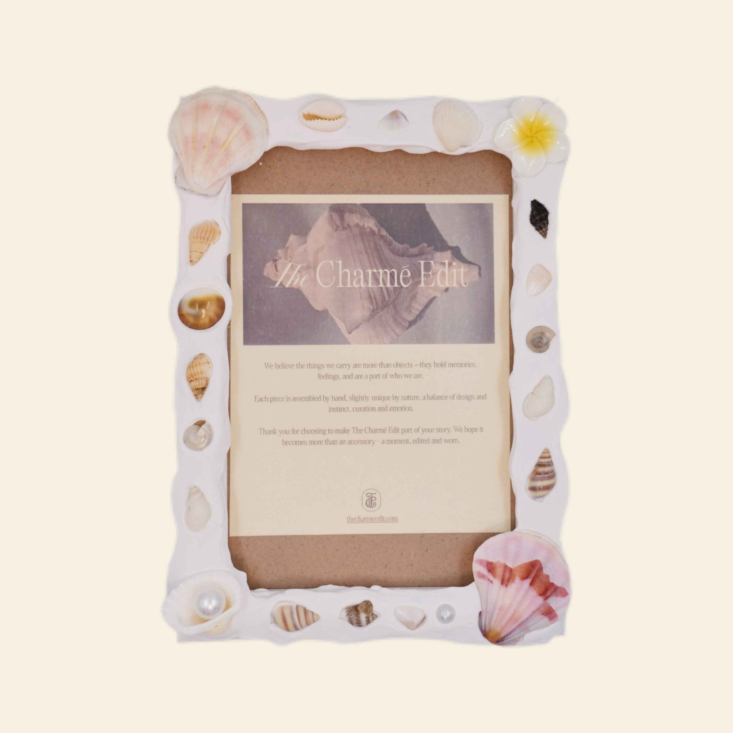 Coastal Bloom - Handmade Photo Frame