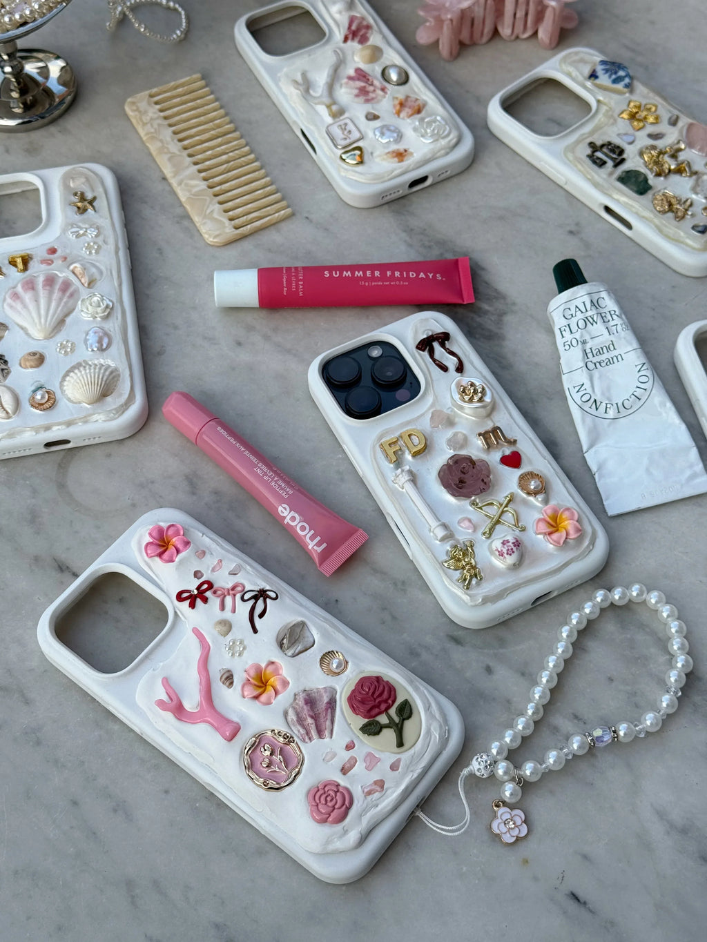 Amour Rosa - Custom charm phone case