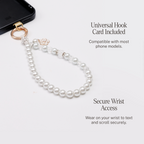 Aurora pearl phone strap