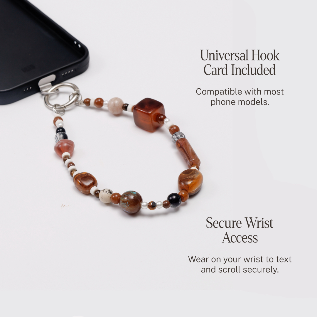 Caramel aura phone strap
