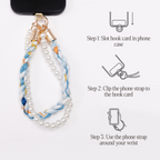Ocean pearl phone strap