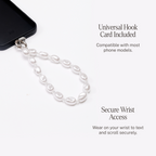 Cloud pearl phone strap
