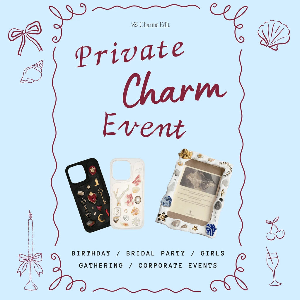 Charm phone case and photo frame making workshop in London, hosted DIY craft event for birthdays, hen dos, and private celebrations.