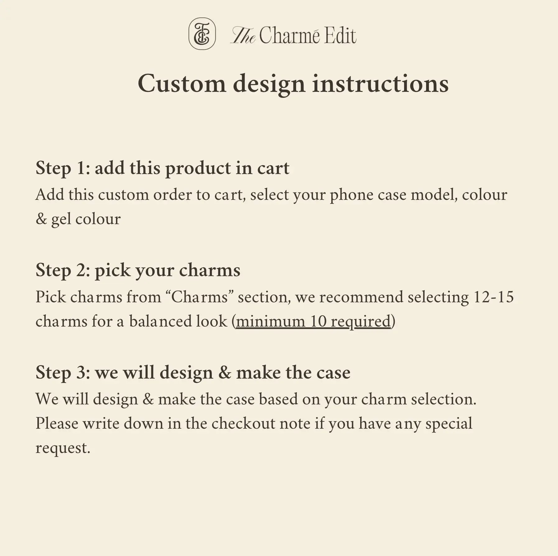 Custom phone case - made to order