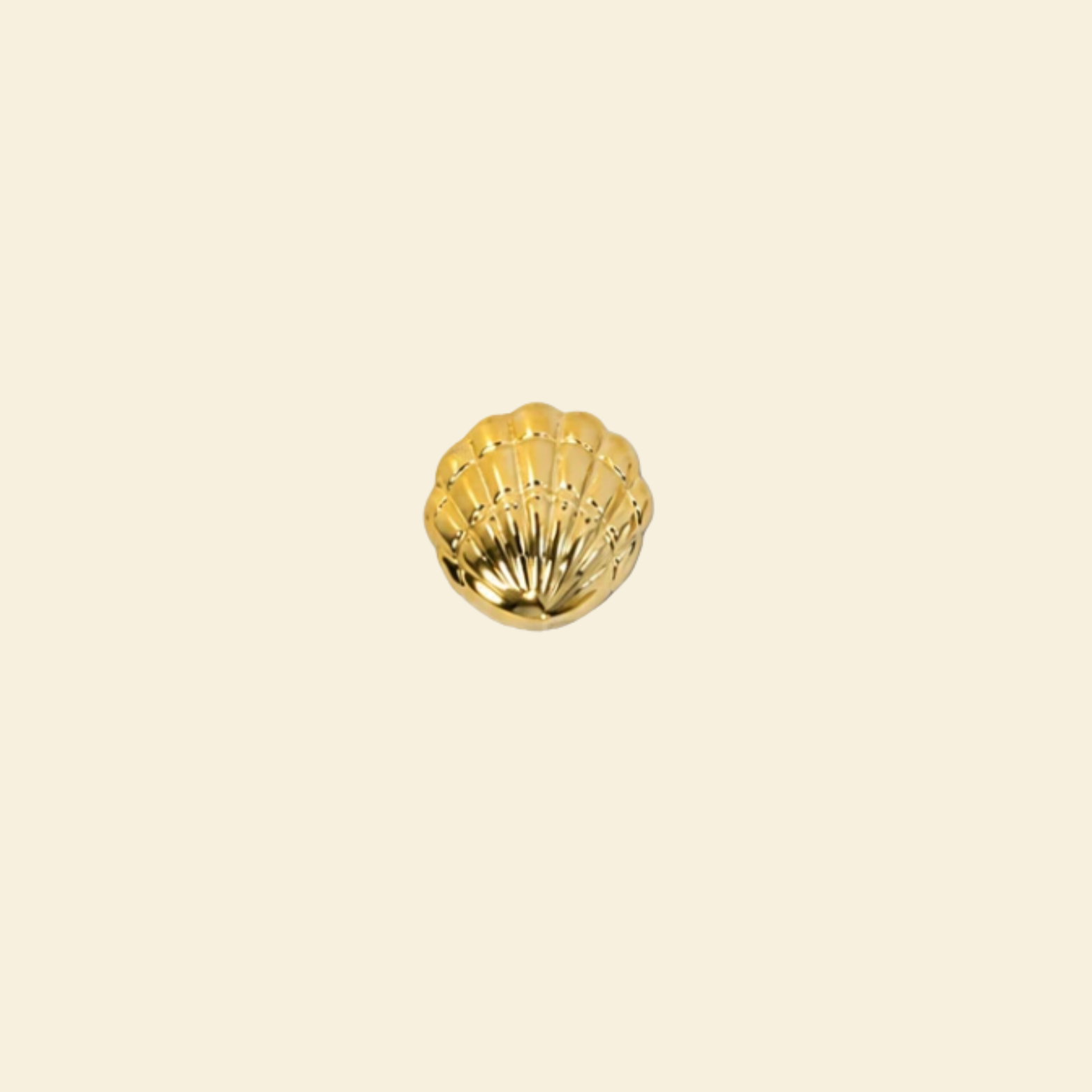Gold Keepsake - Grande / Midi Charm #4 Gold shell
