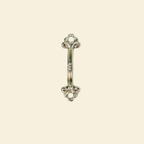 Gold Keepsake - Grande / Midi Charm #6 Silver handle
