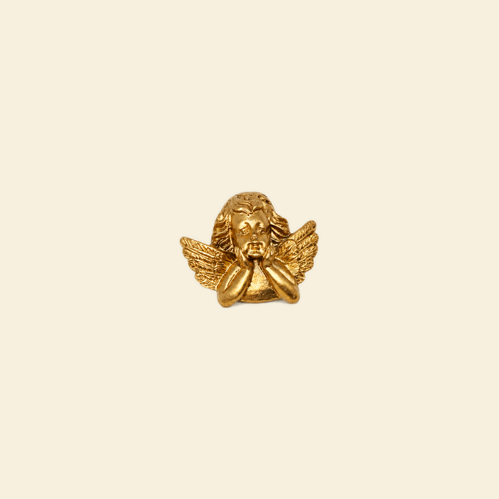 The Amor & Arrow Reliquary - Grande / Midi Charm #2 Gold Cupid (Grande)