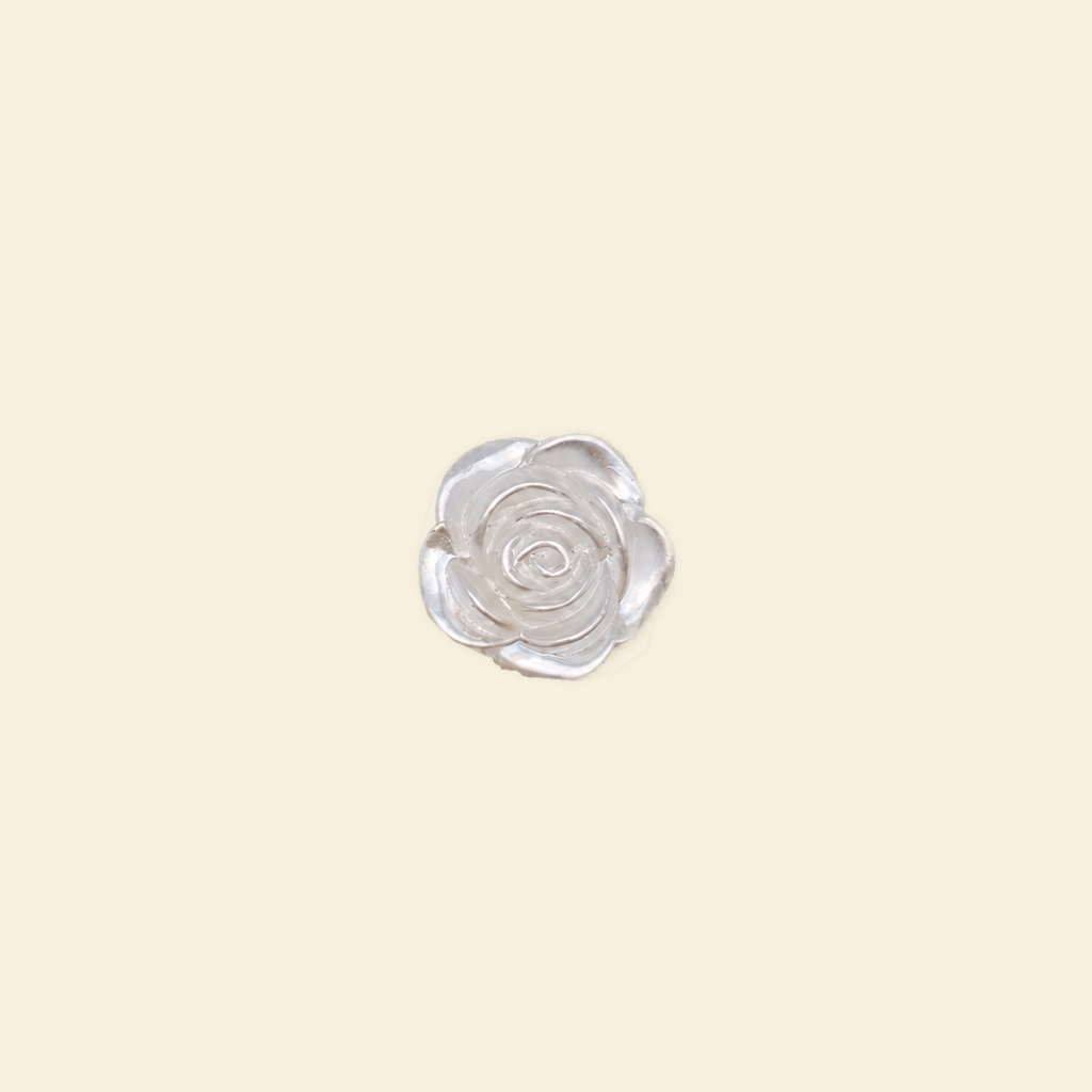 Birds of the Feather - Grande / Midi Charm #6 White rose (Midi)