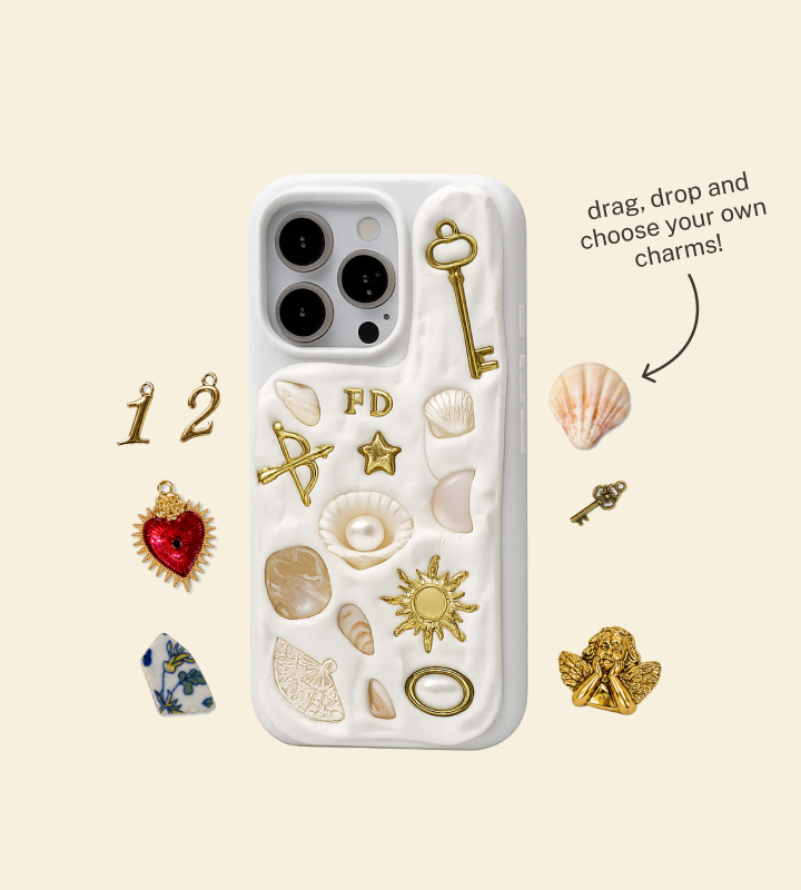 Design your own charm phone case