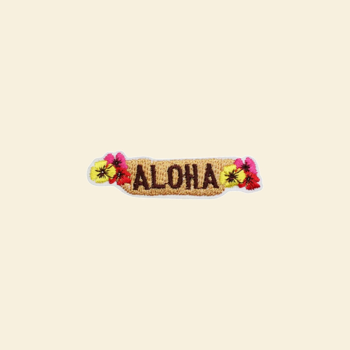 Aloha Floral Badge Patch