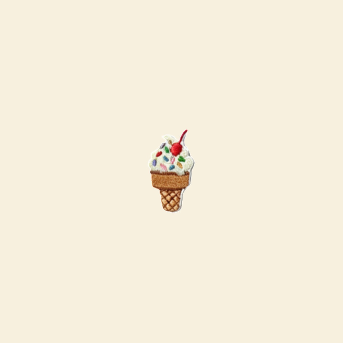 Cherry Sundae Cone Patch