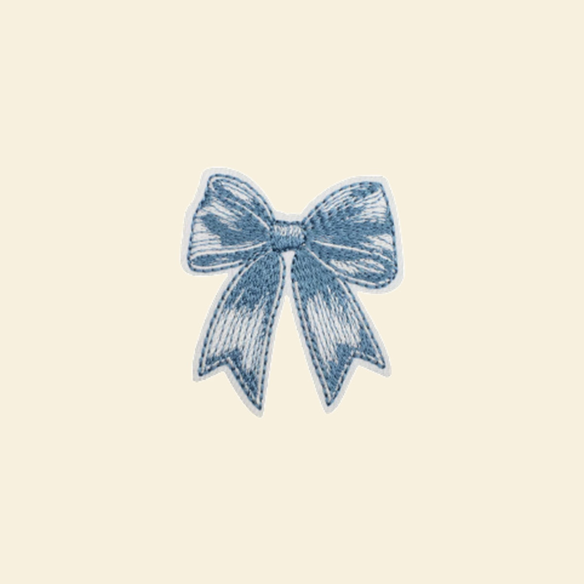 Blue Bow Patch