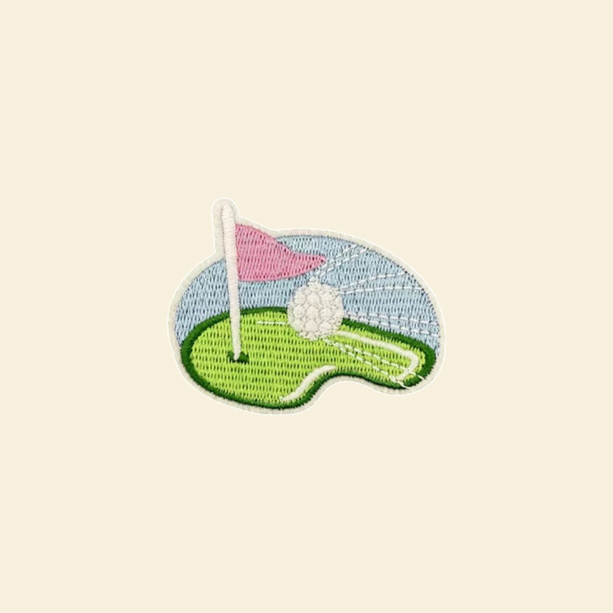Golf Green & Flag Patch