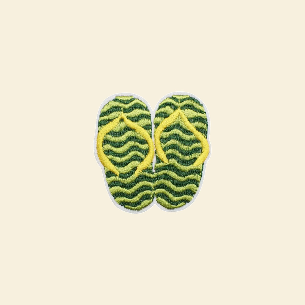 Green Flip-Flops Patch