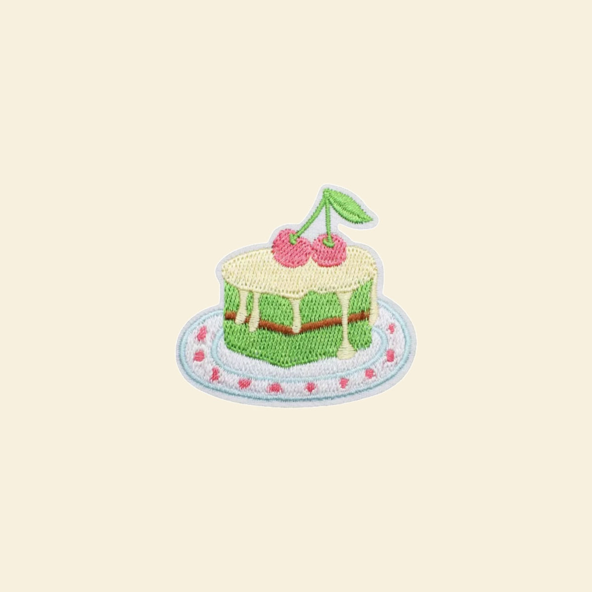 Matcha Cherry Cake Patch