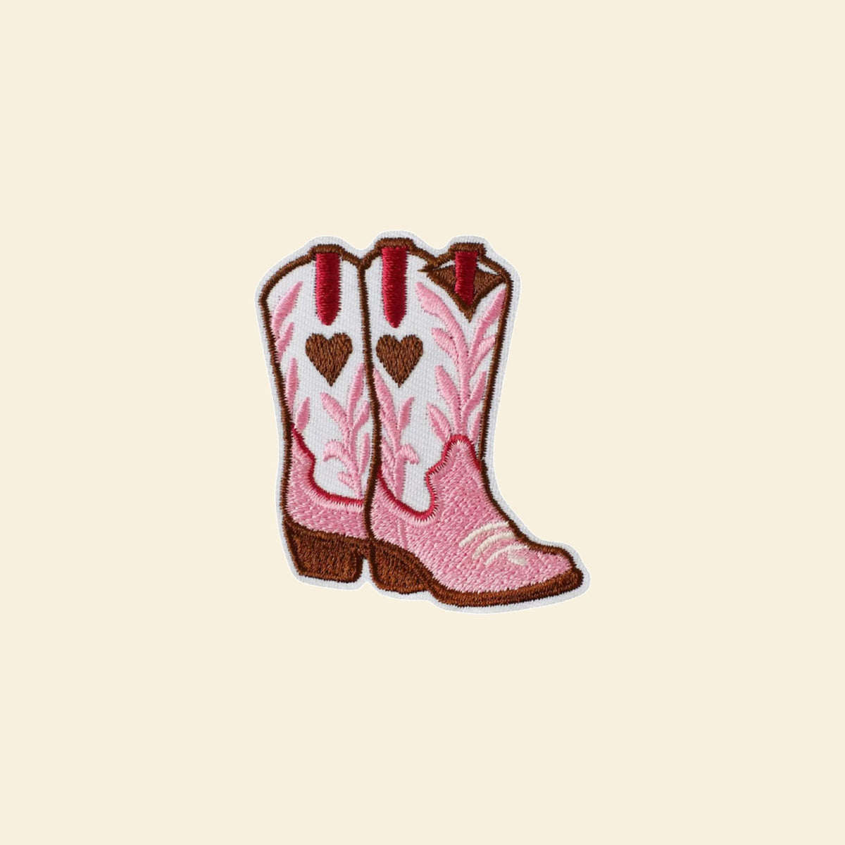 Pink Cowboy Boots Patch