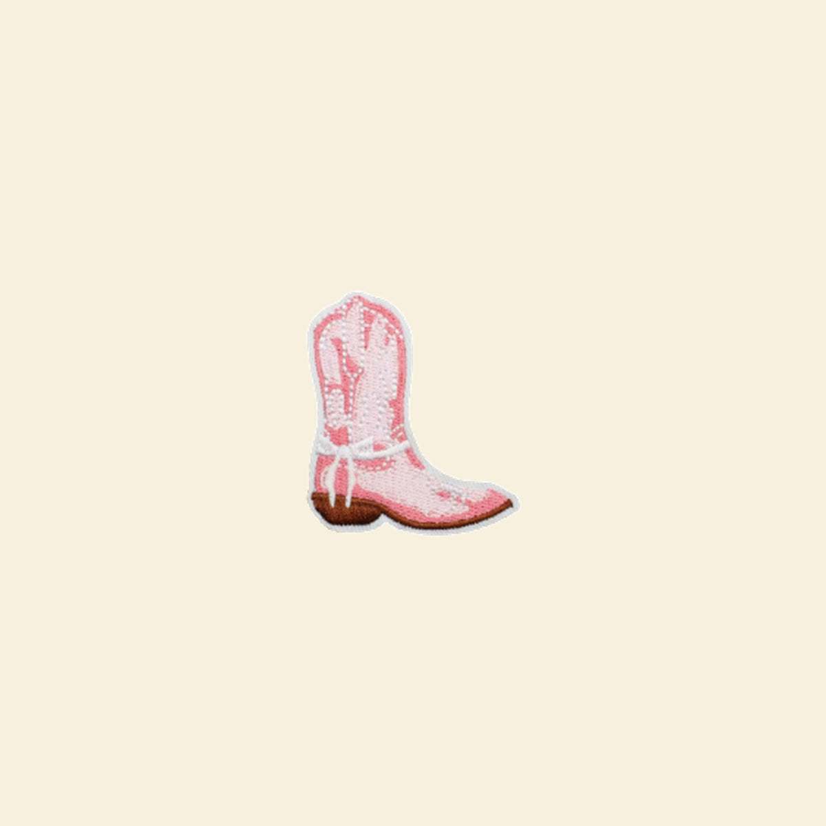 Pink Cowgirl Boot Patch