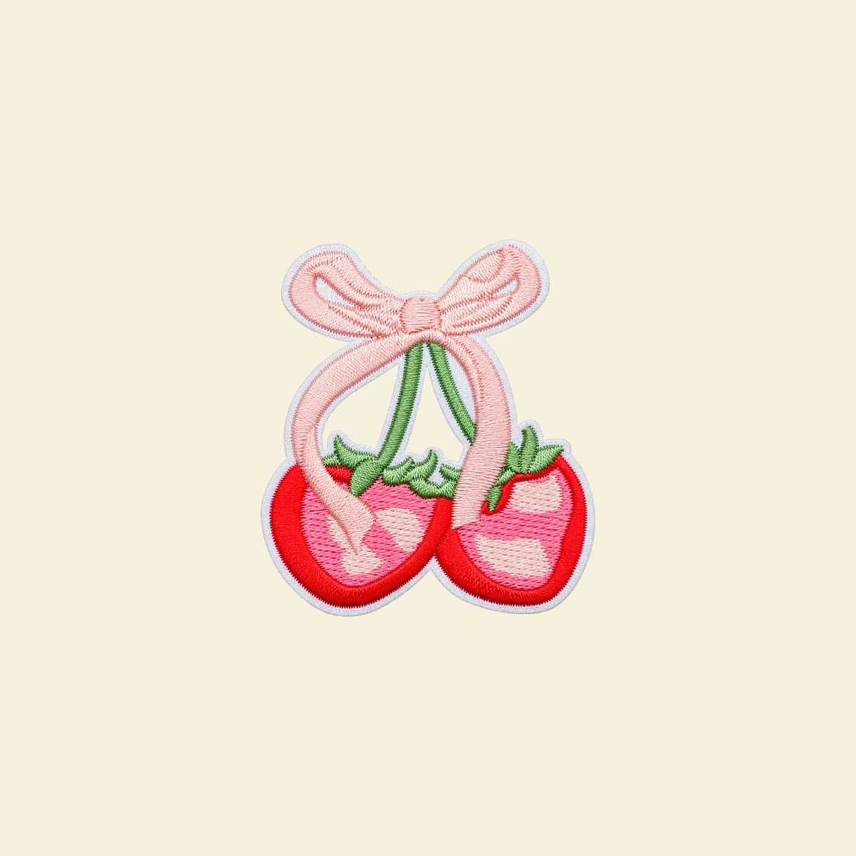 Strawberry and Bow Patch