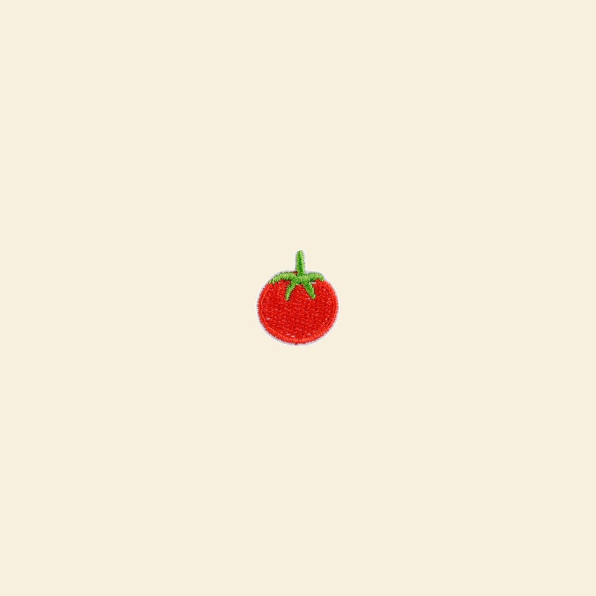 Tomato patch for personalising a canvas tote