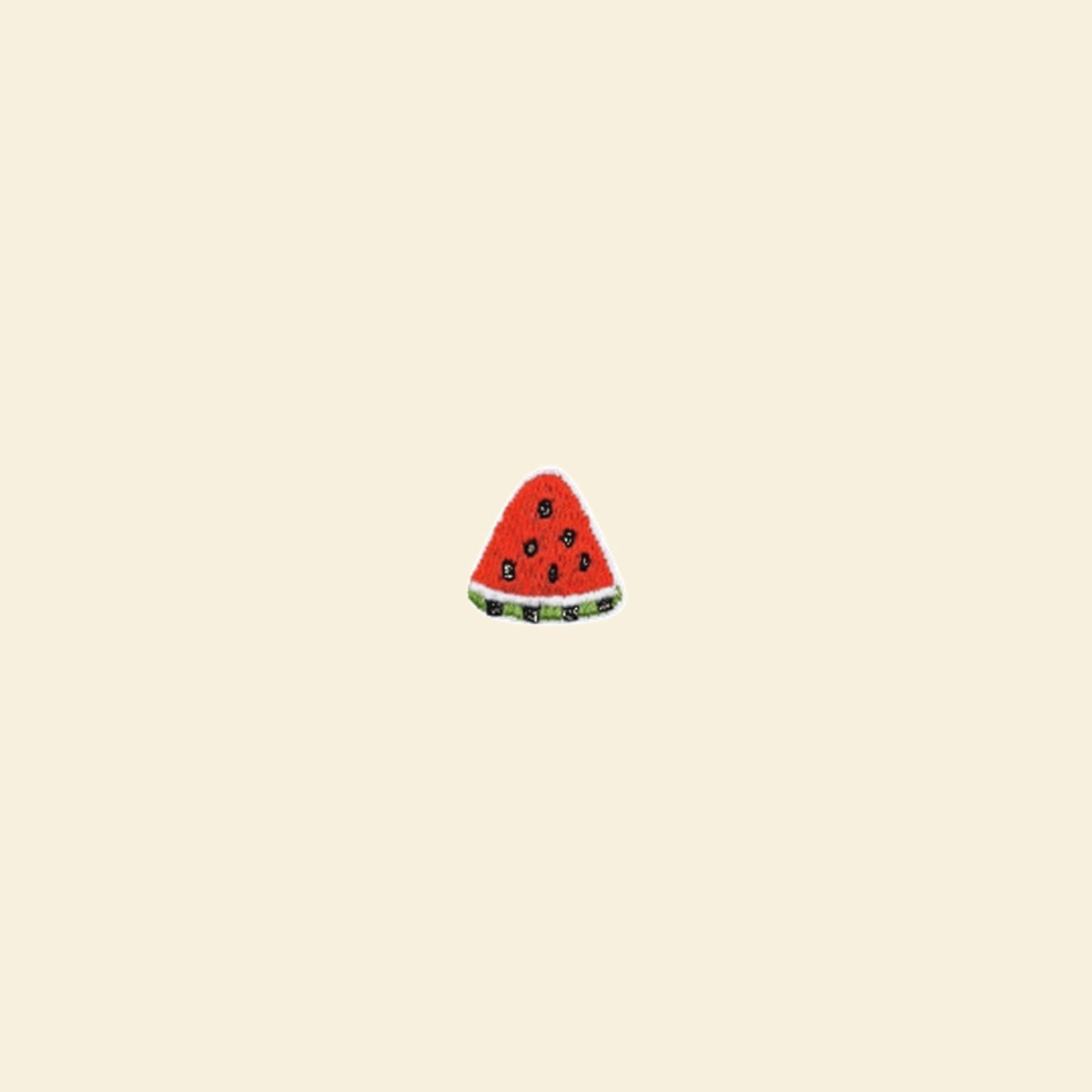 Watermelon slice patch for personalising a canvas tote
