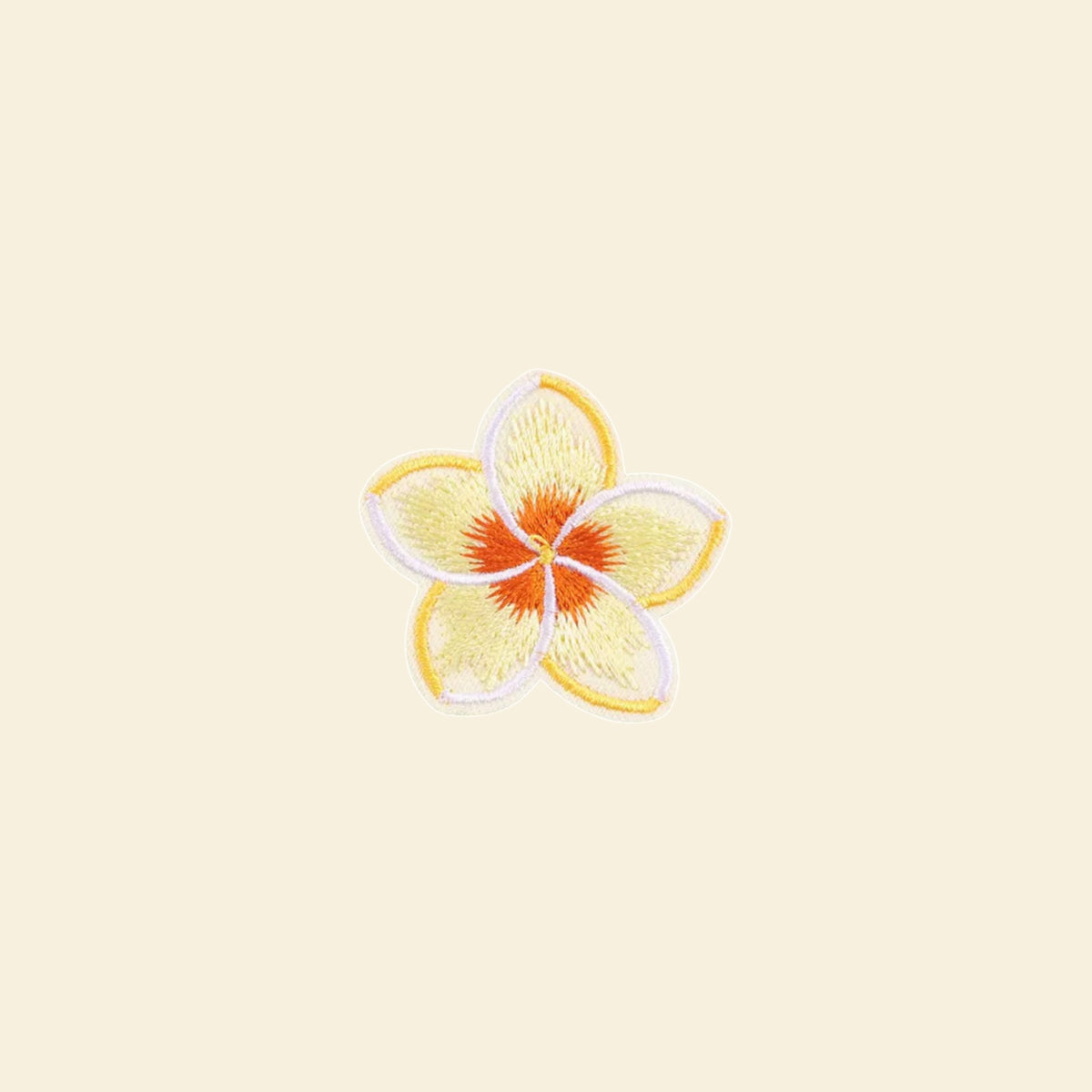 Yellow Plumeria Flower Patch