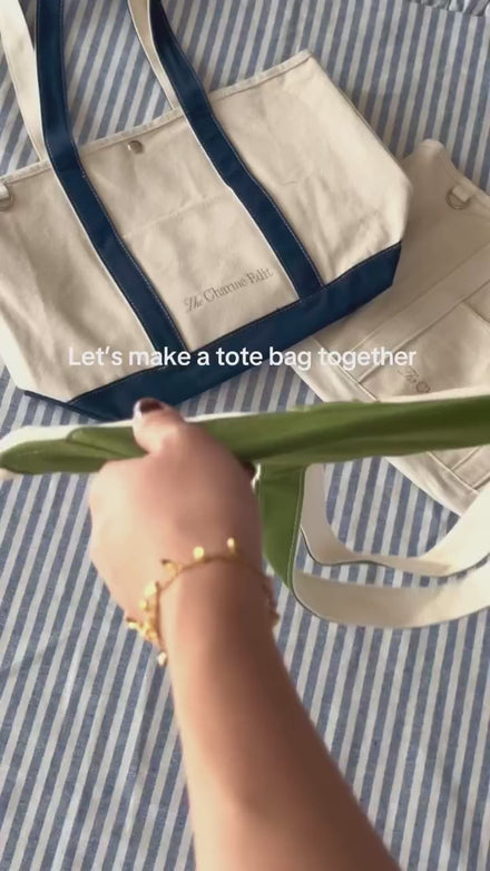 Charmé Edit customer carrying their Everyday Tote